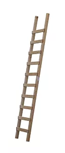 Wetim houten ladder enkel 16 sporten / 4,50m