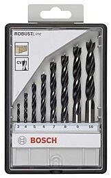 Bosch 8 delige houtborenset