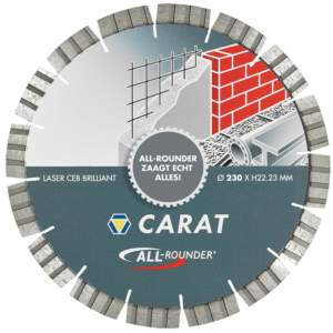Carat diamantblad laser universeel 125x22,23mm all-rounder master