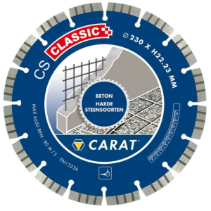 Carat diamantschijf 230 x 22,23 mm voor beton