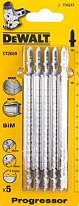DeWALT decoupeerzaagbladen BiM progressor metaal/aluminium 3-10mm 1--x74x2,4-5mm T345XF