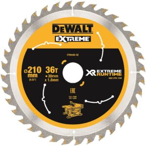 Dewalt xr widia blad 210mm x 30mm