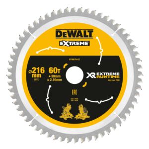 DeWalt cirkelzaagblad extreme runtime CZB 216x30mm 24T