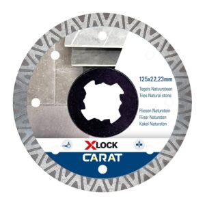 Carat diamantzaagblad X-Lock 125x22.23mm tegels
