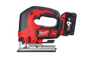 Milwaukee decoupeerzaag M18 BJS-402C beugelgrip 2x 4.0Ah