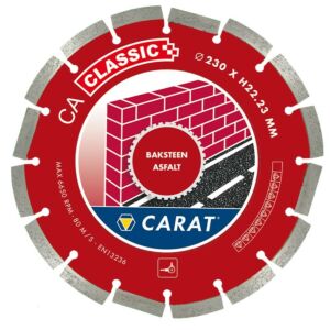 Carat diamantzaagblad CA classic 230x22,23mm baksteen/asfalt
