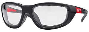 Milwaukee veiligheidsbril premium helder met afdichting 