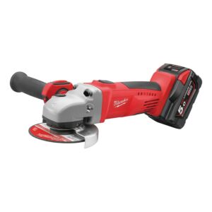 Milwaukee haakse slijper HD28 AG115-502X 115mm Heavy Duty 2x 5Ah