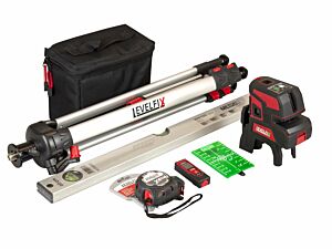 Levelfix kruislijnlaser CL202G levelbag set