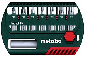 Metabo bitset 8-delig impact 29mm 