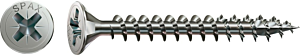 Spax schroef r.v.s. a2,  5,0 x 80 z 2 á 100 voldraad 