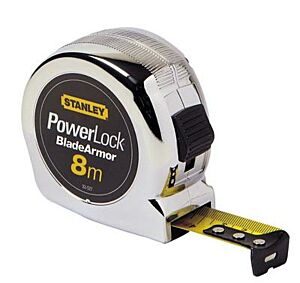 Stanley rolbandmaat powerlock blade armor 10m  