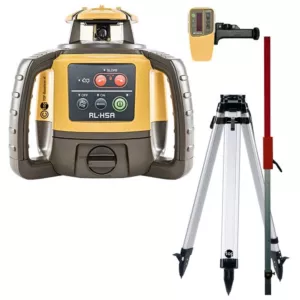 Topcon bouwlaser RL-H5A inclusief LS-100D ontvanger en baakklem