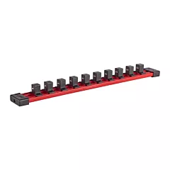 Milwaukee Doppen Rail met clips 1/2'' 350mm