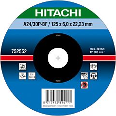 Hitachi afbraamschijf 180x6mm voor metaal