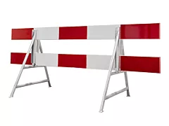 AIC Visser afzethek 250cm aluminium enkelzijdig compleet