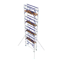 ASC rolsteiger 75x250cm platformhoogte 8m dubbelzijdig voorloopleuning