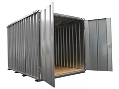 BOS materiaalcontainer 2x2m kopzijde