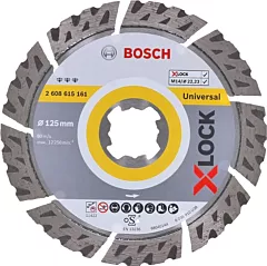 Bosch diamantschijf x-lock 125 x 2,4 x 22,23 mm voor diversen