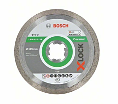 Bosch diamantschijf x-lock 125 x 1,6 x 22,23 mm voor keramiek