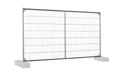 Bouwhek exclusief 3,5x2m 32kg naverzinkt, tussenstaander en hoekversteviging