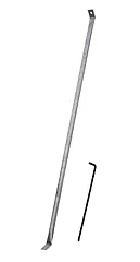 Bouwhekschoor h.o.h. 1,90m met grondpen 50cm
