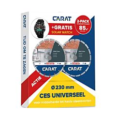 CARAT 2-Pack Universeel Ø230X22,23mm CE Starter + Solar Watch