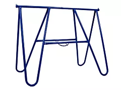 Klapschraag 85x114cm blauw gepoedercoat