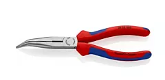 Knipex platspitse tang met zijsnijder 40 graden 200mm