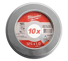 Milwaukee Doorslijpschijf metaal PRO+ SCS41 125 x 1mm dun 10 stuks