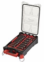 Milwaukee Doppenset PACKOUT SHOCKWAVE 1/2'' lang (16-delig) 10-24mm