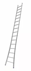 Solide ladder enkel 16 sporten met uitgebogen bomen