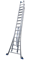 Solide ladder 3x12 light reform open voet ongecoat
