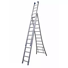 Solide ladder 3x12 reform open voet gecoat
