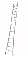 Solide ladder enkel 14 sporten met uitgebogen bomen