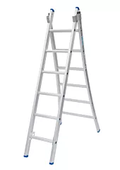 Solide ladder 2x6 reform open voet gecoat