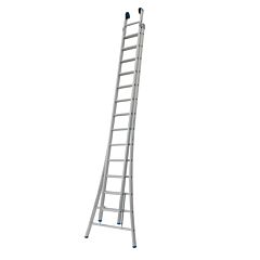 Solide reformladder 2x14sp. aluminium gecoat