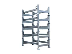 Stapelrek 120x75cm voordeelset 5 stuks met losse rongen