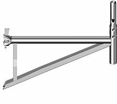 Layher console Ar 0.73m buisoplegging