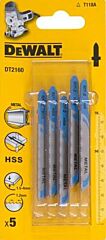 DeWALT decoupeerzaagbladen HSS metaal non-ferro <4mm T118A