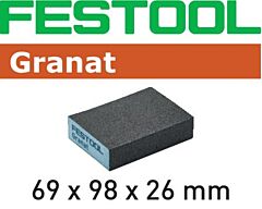 Festool schuurblok granat 69x98x26 220 GR/6