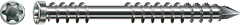 Spax vlonderschroef r.v.s. a2,  5,0 x 50 t 25 á 200 fixeerschroefdraad 