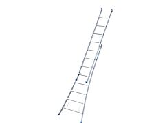 Solide reformladder 2x8sp. open voet ongecoat