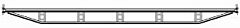 Ringscaff ligger dubbele buis 2,57m