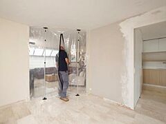 Stofwand 4 * 5 mtr