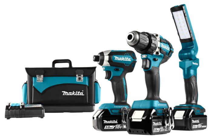 renderen dood handig Makita 18v actieset accuboor+slagschroevendraaier dlx3090tx1