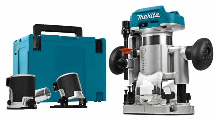 Makita boven en kantenfrees DRT50ZJX2 18V