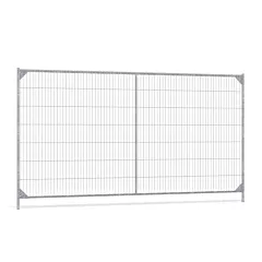 Bouwhek anti climb 3,5x2m 23kg tussenstaander en hoekversteviging