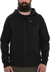 Milwaukee M12 verwarmde hoodie zwart L