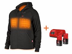 Milwaukee M12 verwarmde Hoodie L met accupack